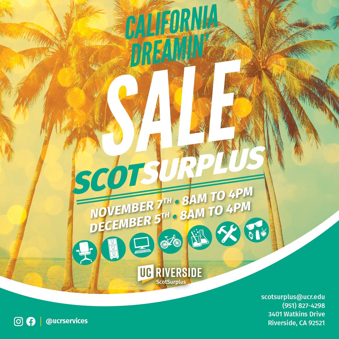 ScotSurplus Fall Sales November 7 and December 5, 8 am to 4 pm