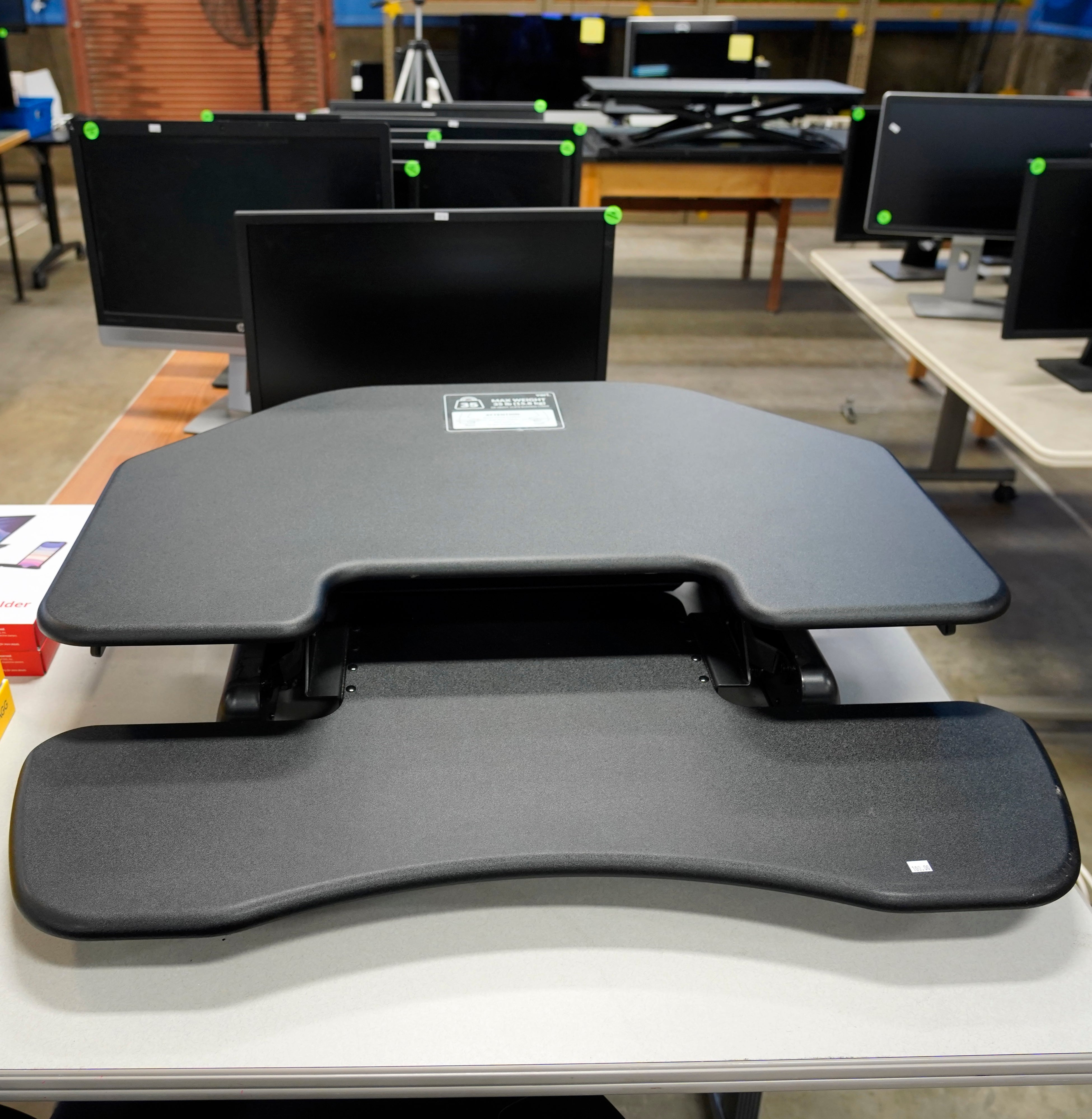 I hope you're sitting down for this. We have multiple standing desks this sale.