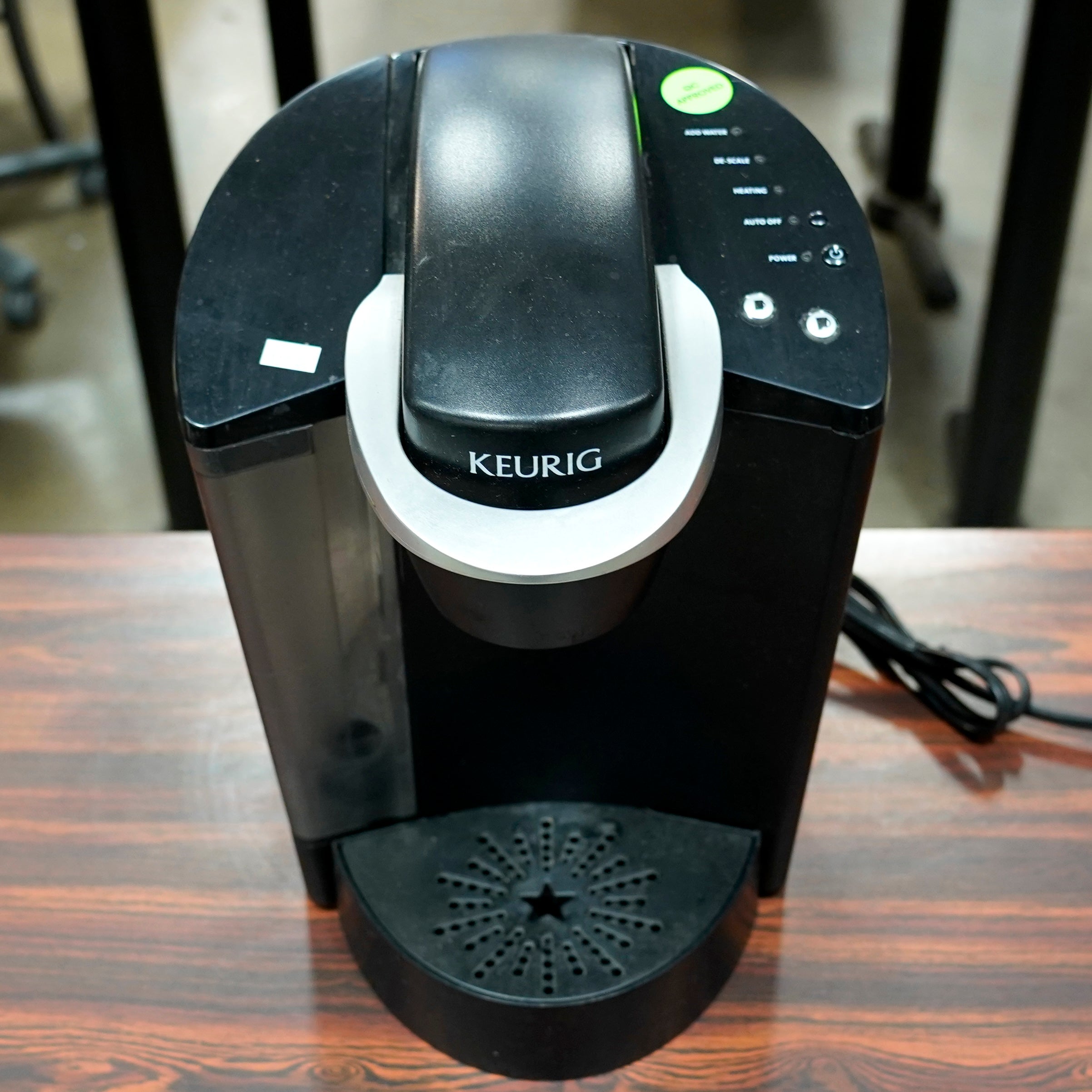 Keurig K40 single-cup brewing machine.