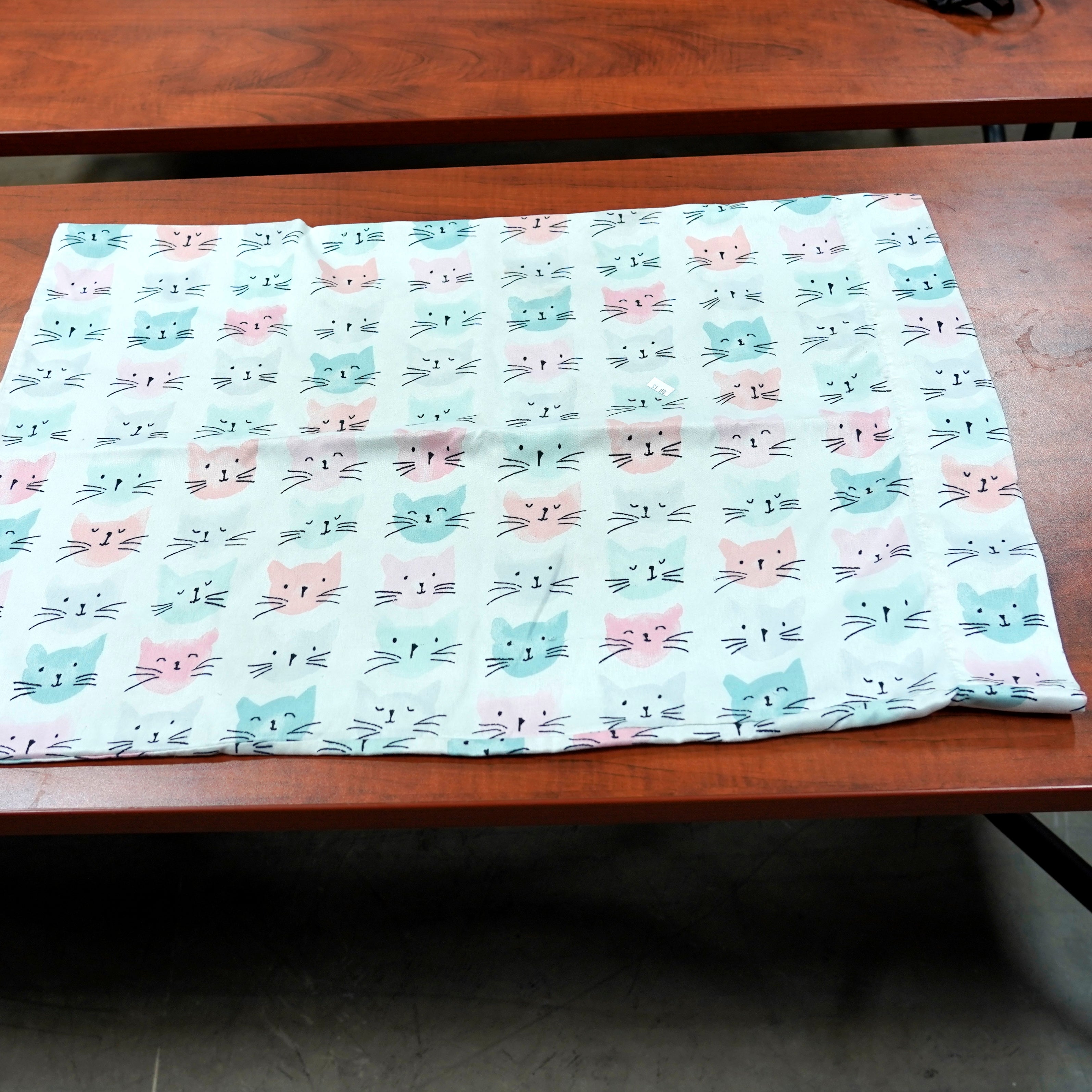 Pillowcase Cover With Cartoon Cats