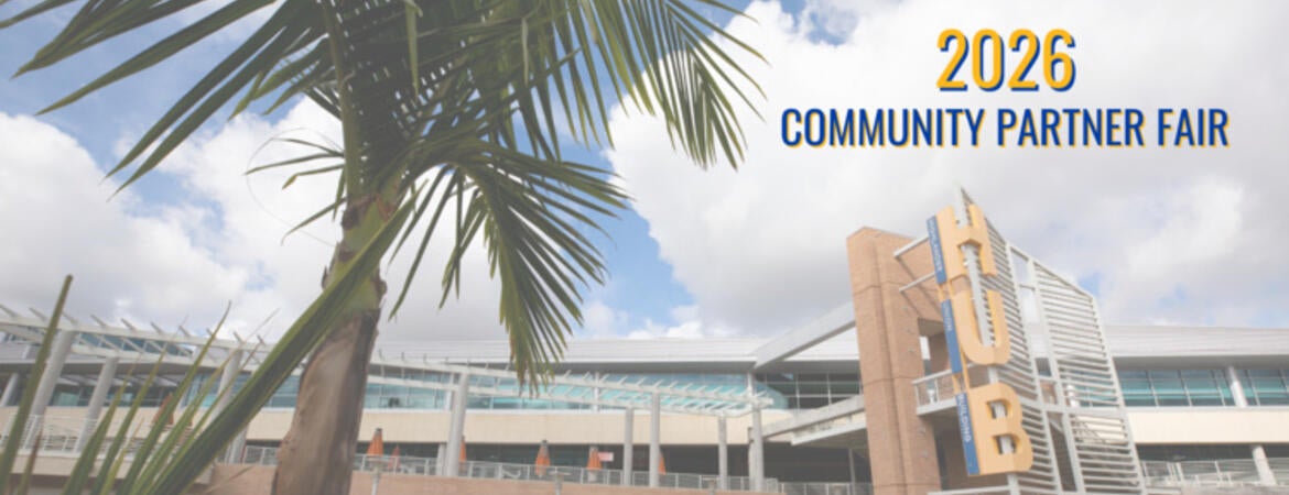 2026 Community Partner Fair ad, as presented by the UCR Staff Assembly.
