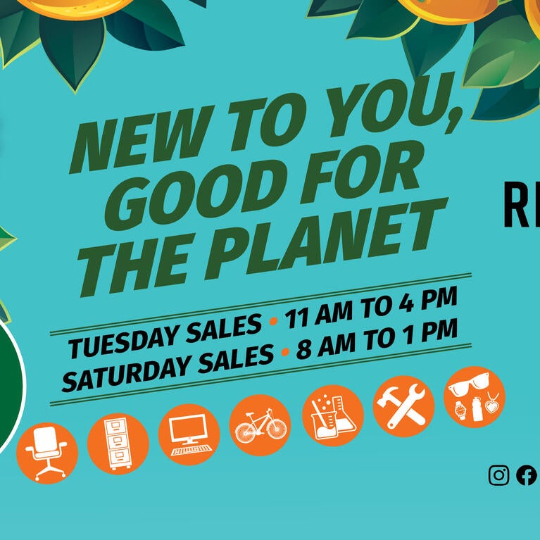 Tuesday sales 11 am to 4 pm, Saturday sales 8 am to 1 pm
