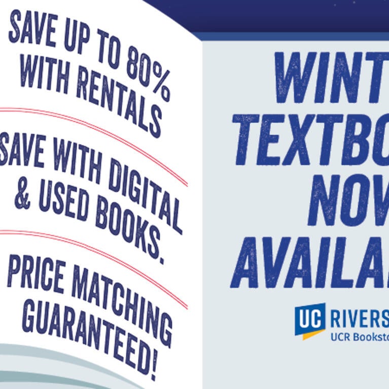 Winter Quarter Textbooks Available