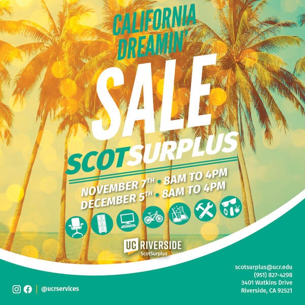 ScotSurplus Fall Sales November 7 and December 5, 8 am to 4 pm