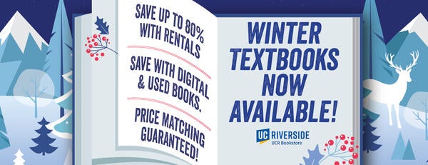 Winter Quarter Textbooks Available