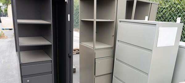 Tall filing cabinets