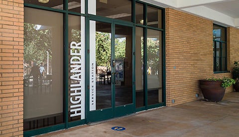 Highlander Service Station Entrance