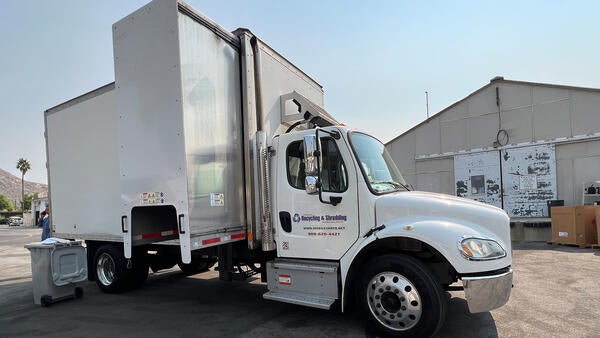 Shredding Truck