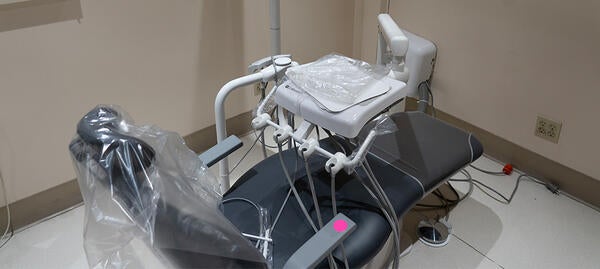 dental exam chair