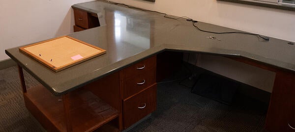 large sectional desk