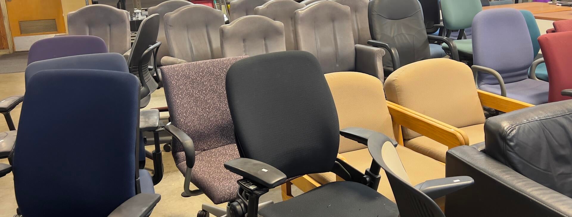 Rolling office chairs