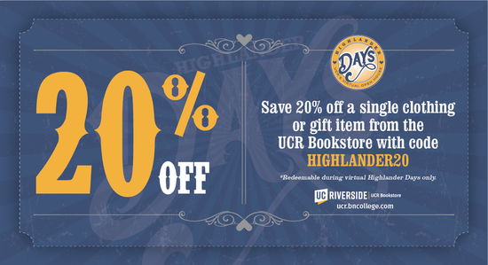 Highlander Day Coupon - 20 OFF at Bookstore