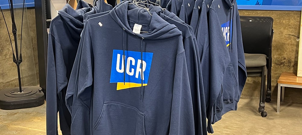 UCR branded hoodie